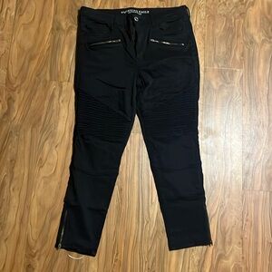 American eagle black jeggings